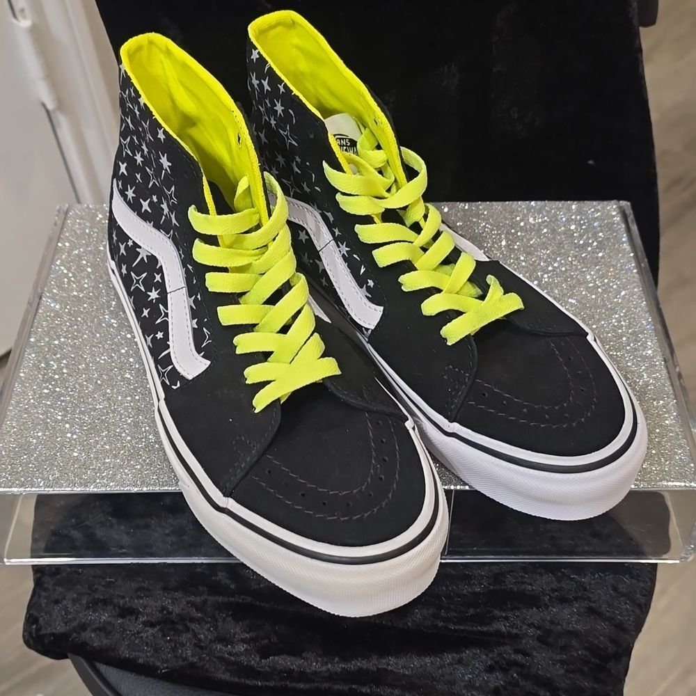 Vans SK8 Hi Black Star Sneakers - Picture 7 of 8